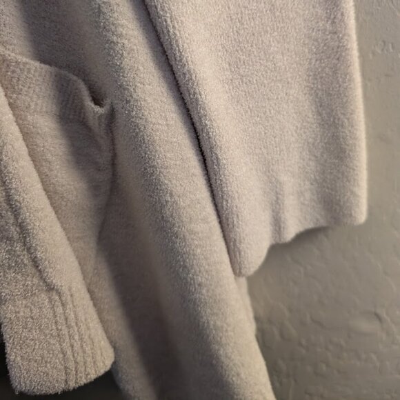 Barefoot Dreams Cozy Chic Ultra Lite Seashore Cardigan with Hood Sz Small NWOT - Picture 8 of 10